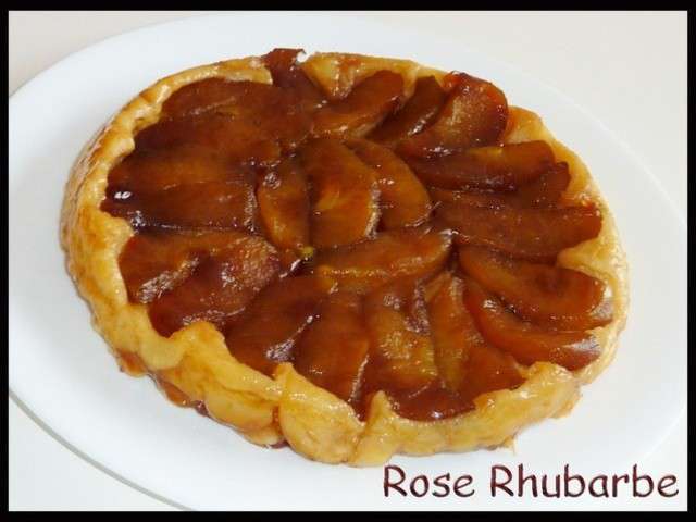 Recettes De Tarte Tatin De Rose Rhubarbe