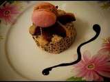 Du jour: Terrine de lentilles au foie gras à l’huile de truffe, magret séché et son macaron foie gras