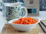 Salade carottes-clémentines et tisanes detox et Omega-3 {detox, bonne mine, vegan}
