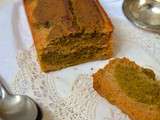Cake marbré thé matcha - bergamote (vegan & sans gluten)