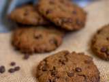 Cookies au sarrasin, tahini et chocolat noir (vegan&sans gluten)