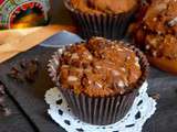 Muffins au butternut, mélasse, épices et chocolat noir (vegan&sans gluten)