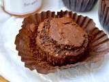 Muffins au chocolat noir, coeur bergamote (vegan&sans gluten)