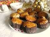 Muffins orange & chocolat aux flocons d'avoine