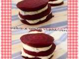 Millefeuille de betteraves rouges au chèvre frais