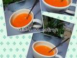 Velouté de potiron et carottes