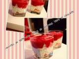 Verrines de betteraves rouges au fromage blanc et ciboulette
