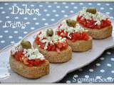 Cuisine crétoise: le Dakos