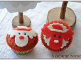 Cupcakes Têtes de Rennes à la pâte d'amande