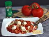 Salade de Tomates,Oignons et Origan