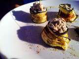 Makis de courgettes, thon, crevettes