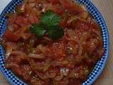 Chakchouka/tchaktchouka ( plat à base de poivron/ tomate /oignon))