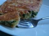 Omelette courgette/ chevre