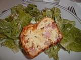 Cake bacon mozarella