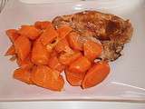Cote de veau et ses carottes confites