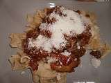 Pates facon bolo poivron chorizo
