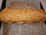 Roule courgette jambon ail et fines herbes
