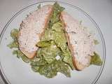 Tartine jambon/fromage frais