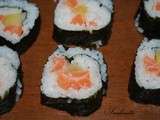 Maki ananas saumon