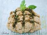 Petit pain apéritif pistou comté