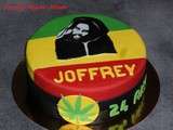 Gâteau pâte à sucre Bob Marley (2)