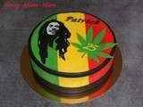 Gâteau pâte à sucre Bob Marley (3)