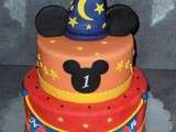 Gâteau pâte à sucre Mickey (6)