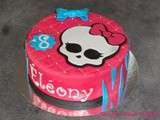 Gâteau pâte à sucre Monster High (4)