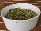 Salade de boulgour aux poivrons grillés