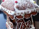 Carrousel de Noël en pain d'épices (variation gingerbread house)