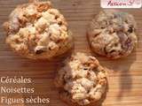 Cookies aux flocons de céréales et fruits secs