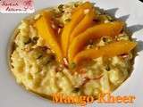 Mango Kheer - riz au lait indien à la mangue