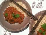 Curry Thaï au Lait de Coco, miso et coriandre ... la recette Veggie