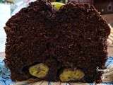 Cake Chocolat & Bananes Rôties à la Liqueur de Cacao