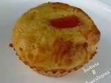 Muffin à la Farine de Pois Chiche, Tomate & Lardons