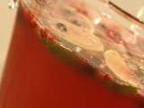 Cocktail aux fruits rouges gin et citron vert