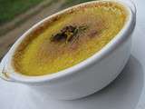 Crème brulée pistache et orange