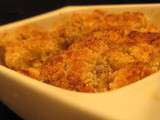 Crumble de boudin blanc