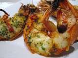 Gambas géantes grillées