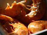 Gambas grillées sauce mangue