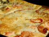 Gratin de poireaux et saumon fumé