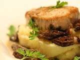 Grenadin de veau sauce aux morilles