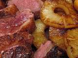Magret de canard à l'ananas
