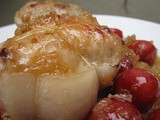 Paupiettes de veau aux cerises