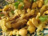 Tagine de veau aux amandes et aux oignons