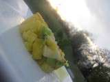 Tartare d'ananas kiwis et oranges