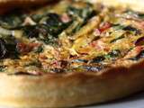 Tarte salée aux feuilles de blette et graines de courge