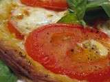 Tartelettes aux tomates mozzarella et basilic