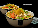 Curry de poulet au riz et aux légumes