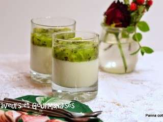 Panna cotta aux Kiwis